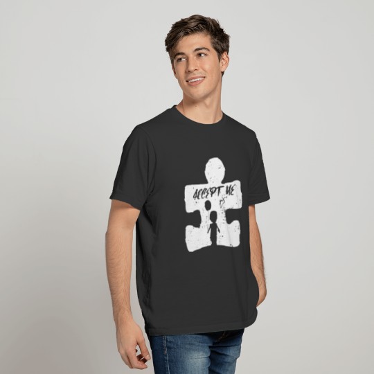 Accept Me Autism Awareness Shirt T-shirt
