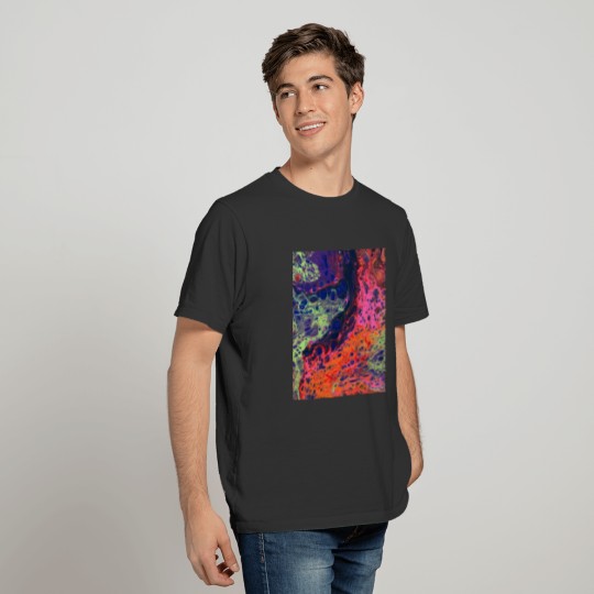 Colorful, abstract, fluid art, #24 phone case T-shirt