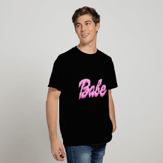 Babe pink barbie style T Shirts