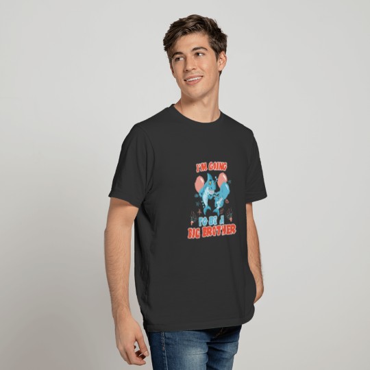 I'm Going To Be A Big Brother - Shark Brothers T Shirts