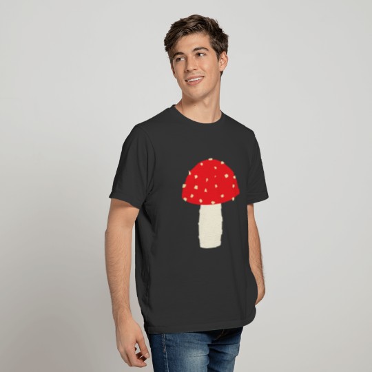 Red White Mushroom T Shirts