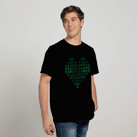 Love Natural Green Floral Batik T Shirts