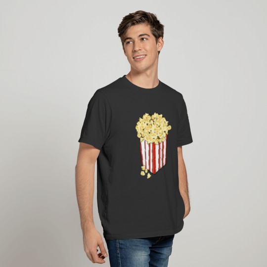 Popcorn Retro Vintage Cinema Hipster T Shirts