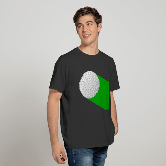 Golf Ball On Green T Shirts