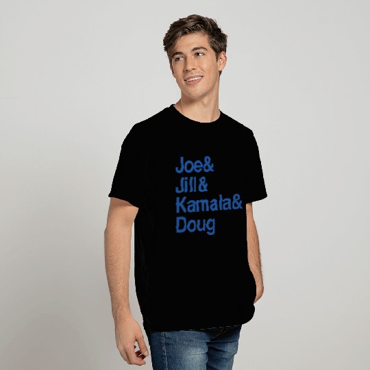 joe & jill & kamala & doug T Shirts