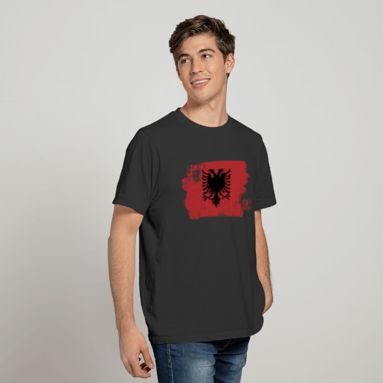 albania boy - albania flag T-shirt