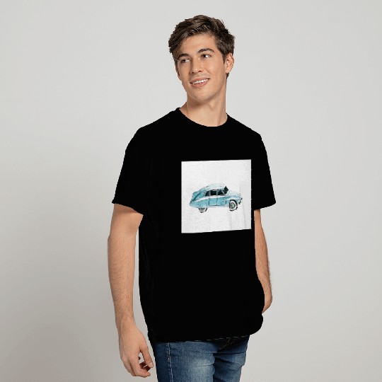 Turquoise Hot Rod T Shirts