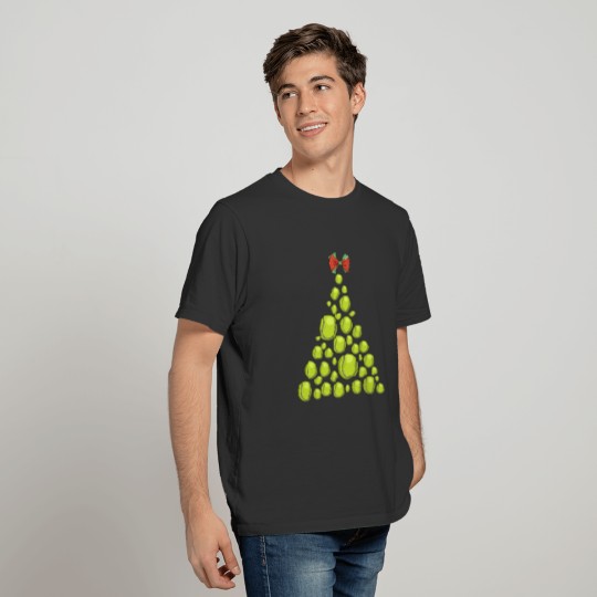 Happy New Year Design Merry Christmas Gift Tennis T-shirt