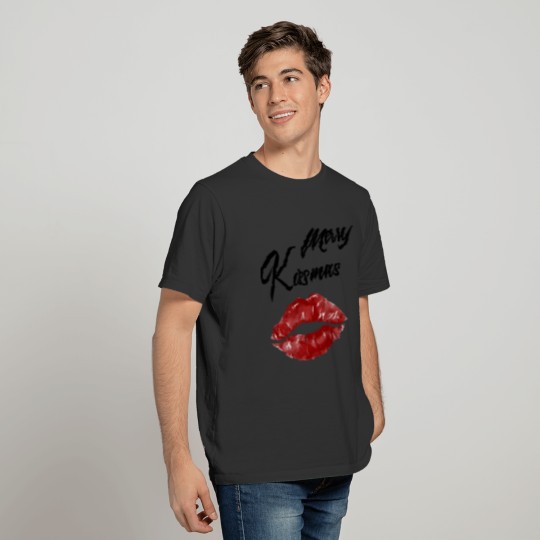 Merry Kissmas Lips Kiss Lipstick T-shirt