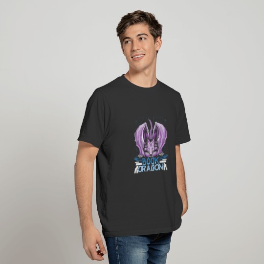 Easily Distracted by Dragons & Books - Drama Gift T-shirt