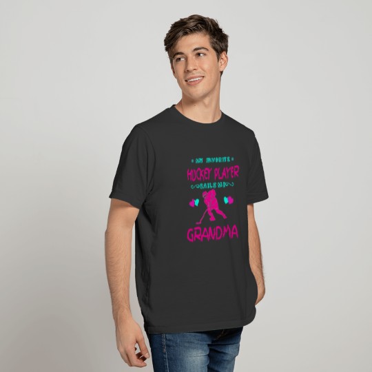 Ice Hockey Gift For Grandma T Shirts