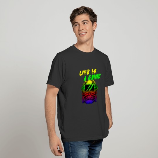 Life Is A Game VR Gamer Gaming Virtual Reality T-shirt