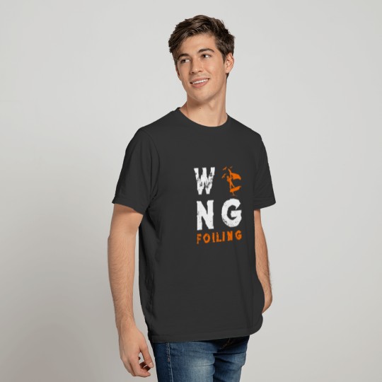 Wing Foiling Design for surfer T-shirt