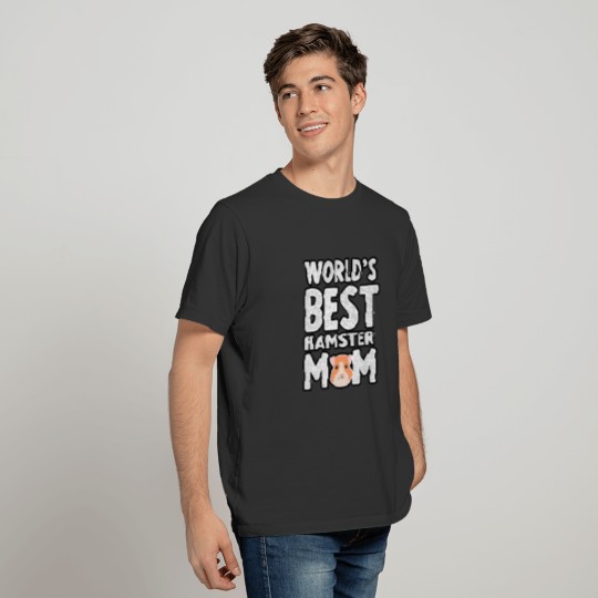 World's Best Hamster Mom gift For Girls kawaii gif T-shirt