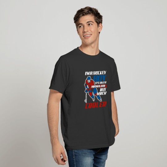 Ice Hockey Man Men Gift T-shirt