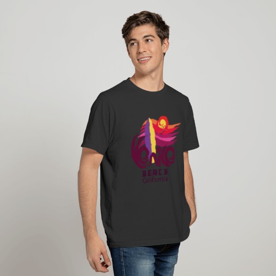 Venice beach red sunset colors T Shirts