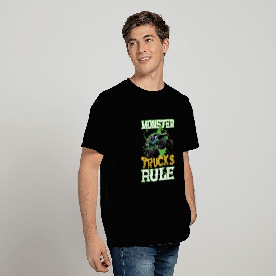 Monster trucks rule T Shirts