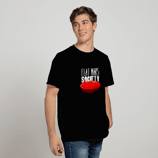 Flat Mars Society T Shirts Gift For A Space Scientist