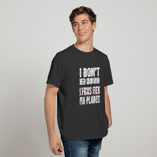 Airplane Mechanic Plane Aviator Technician Gift T-shirt