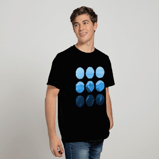 Blue Mountain dots T Shirts