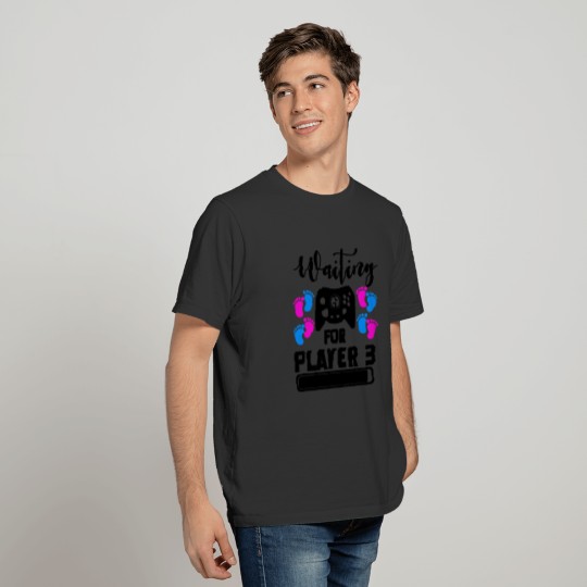 Waiting For Player Three Funny Maternity Shirt T-shirt