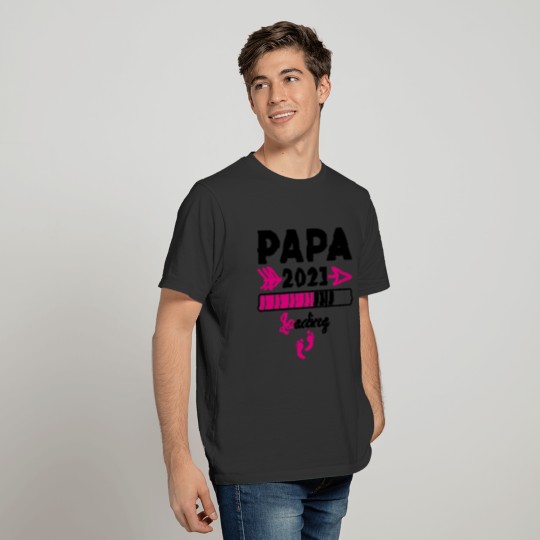 Dad 2021 Loading Family Birth Gift T-shirt