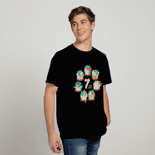 Cats seven deadly sins T Shirts