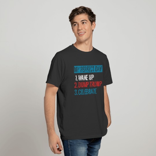 Anti-Trump Gift Funny Voting Liberal Democrat Dump T Shirts