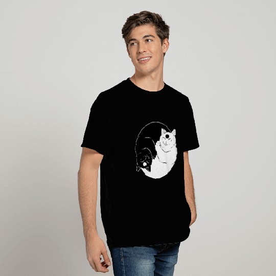 Cat Ying Yang T Shirts
