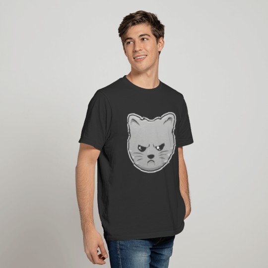 cute angry Cat T-shirt
