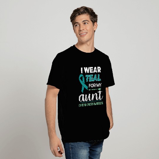 I Wear Teal For My Aunt T Shirts