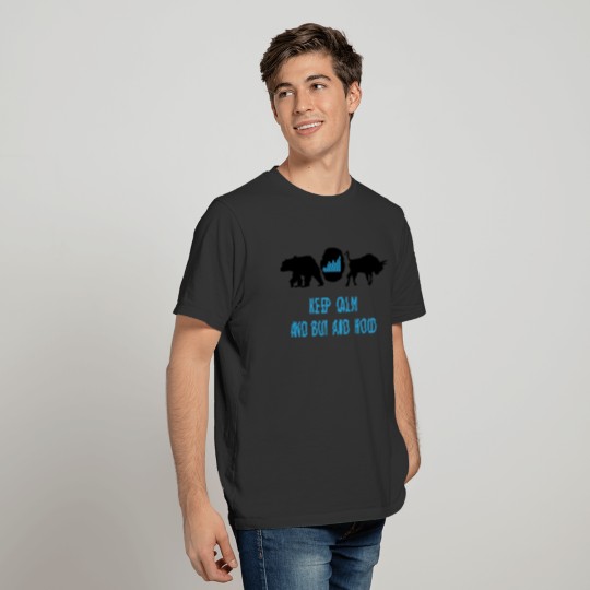 Buy and hold accountant profession gift finance T-shirt