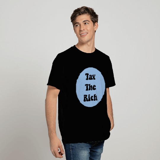 tax the rich circle design T Shirts