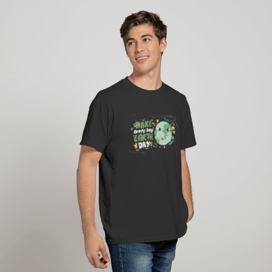 Earth day nature environment design T Shirts