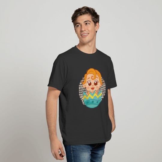 baby in a easter egg T-shirt
