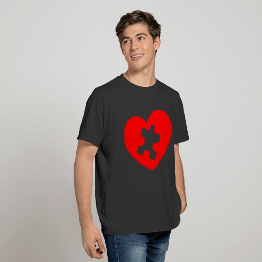heart Autism Awareness T-shirt