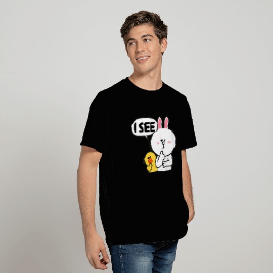 rabbit duck see cartoon advise funny gift idea T Shirts