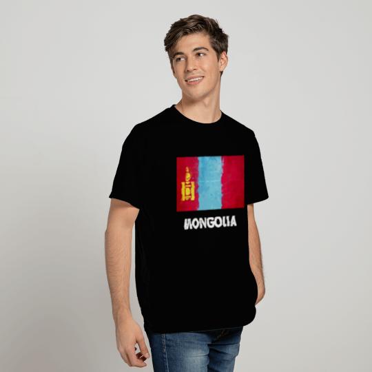 Mongolian Mongolia Flag Gift T Shirts