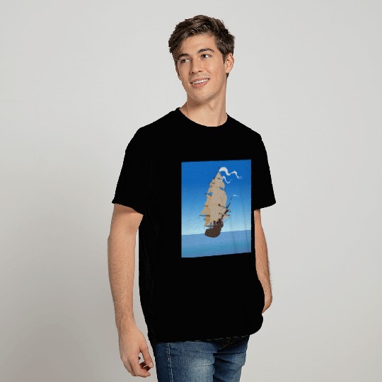Sailing ship - boating design - Marine life T Shirts