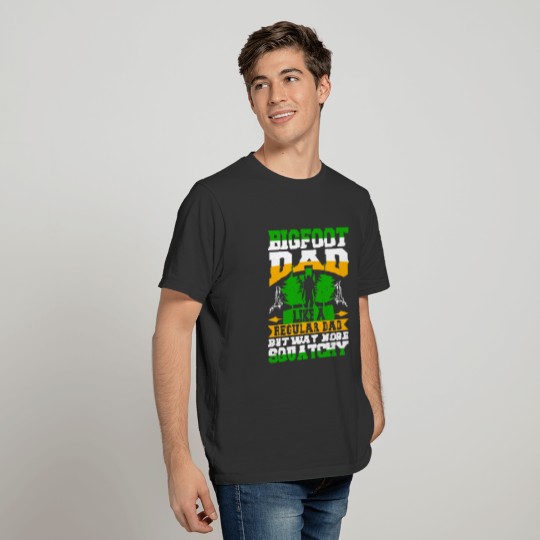 Bigfoot Dad Squatchy Sasquatch Lover Fan T-shirt