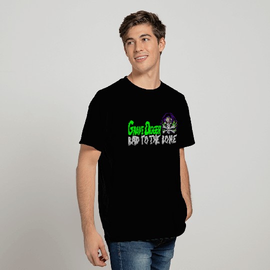 grave digger Bad tot the Bone T Shirts