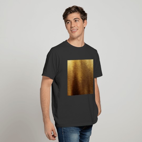 Bronze Brushed Metallic Texture T Shirts