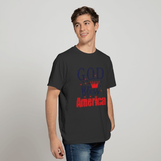 God Bless America Patriotic 4th Of July T-shirt