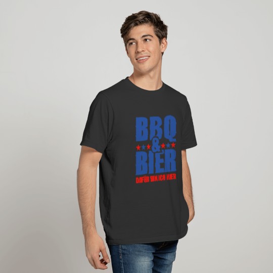 BBQ and beer grilling gift grillers T-shirt