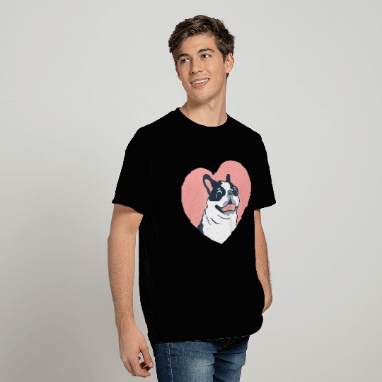 Cute Boston Terrier Dog Love T Shirts