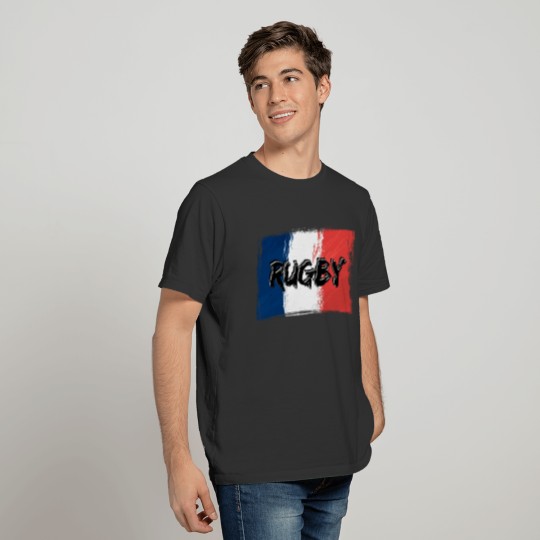 Rugby Game Player Fan Ball Sport France T-shirt