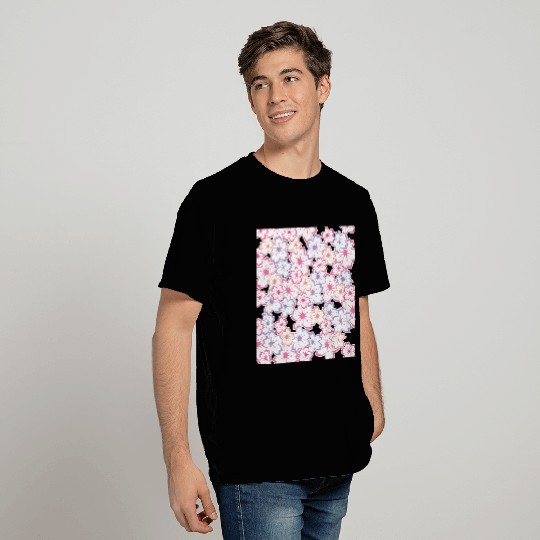 Sakura Flowers Pattern - Cool Cherry Blossom Print T Shirts
