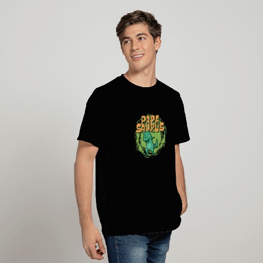 Papa Dinosaurus Papasaurus T Shirts
