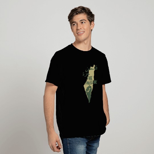 free Palestine map T Shirts
