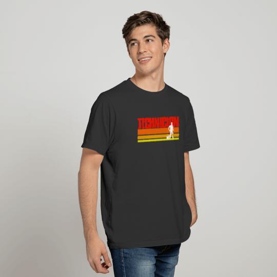 Retro Technician Gift Idea T-shirt